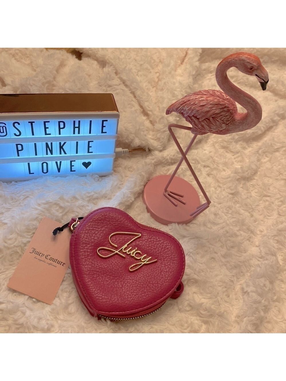 NWT Juicy Couture Wristlet. Adorable Bright Pink Heart. 🎉 Host Pick 6/16🎉